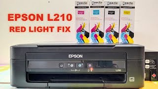 Epson Printer L210 Red Light Fix I Epson Printer L210 Ink Refill