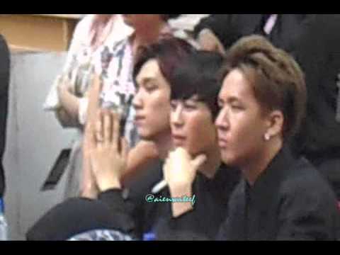 150614 KPOP WORLD FESTIVAL with VIXX - VIXX's reaction as the judges PART 1