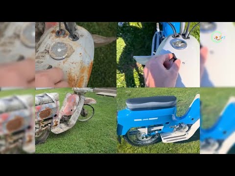 Full Restoration Old Motorcycle jawa 50 two stroke 1977 model | Creates Something New