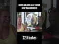 Ronnie Coleman VS Jay Cutler | Bicep Measurements