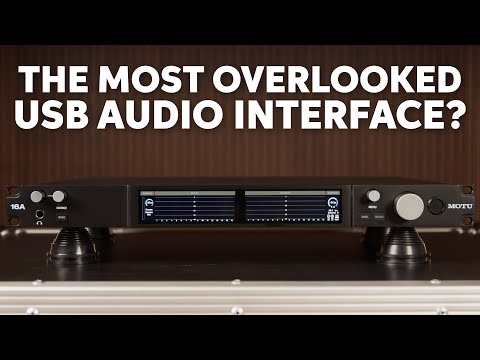 MOTU 16A 32 x 34 Thunderbolt 4/USB4 Audio Interface Overview
