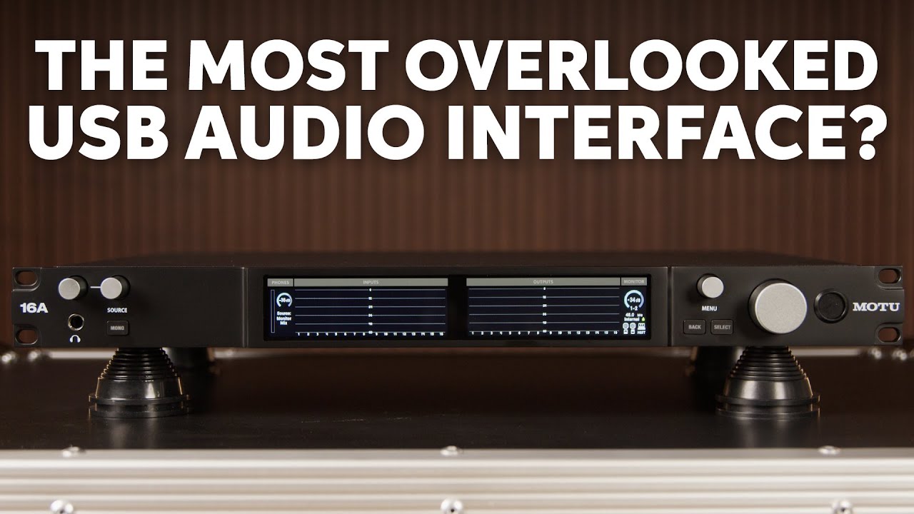MOTU 16A 32 x 34 Thunderbolt 4/USB4 Audio Interface Overview