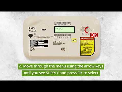 How to reconnect your EDMI GS-60A, GS-60B or GS-68B smart Pay As You Go gas meter