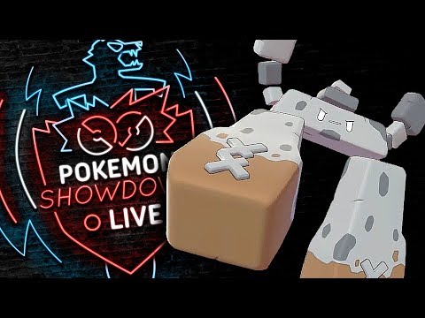 Enter STONJOURNER! Pokemon Sword and Shield! Stonjourner Pokemon Showdown Live!