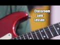Classroom - Prithibi | Guitar Solo Lesson