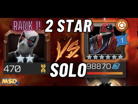 2 Star Rank 1 Deadpool (X-Force) Solos Variant 8 Venompool