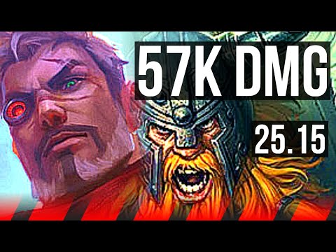 JAYCE vs OLAF (TOP) | 57k DMG, Dominating | KR Grandmaster | 25.15