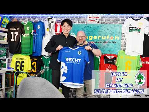 In Folge 114 ist Takahito Ohno vom TuS Blau-Weiß Königsdorf zu Gast bei rheingerufen