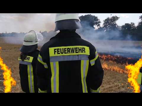 Vegetationsbrand Bekämpfung Übung 11.08.2019