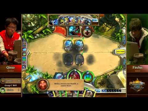 Blizzcon 2014 Hearthstone World Championship - Ro16 - Qiruo vs Firebat