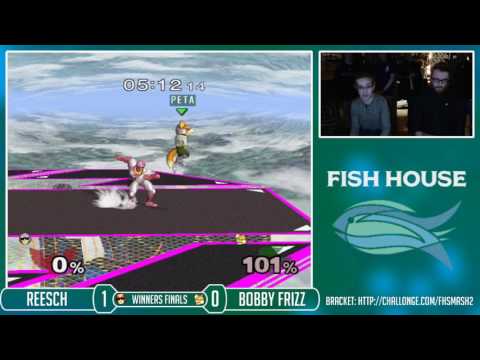Fish House 2 SSBM - Reesch (C. Falcon) Vs. Bobby Frizz (Fox) Winners Finals