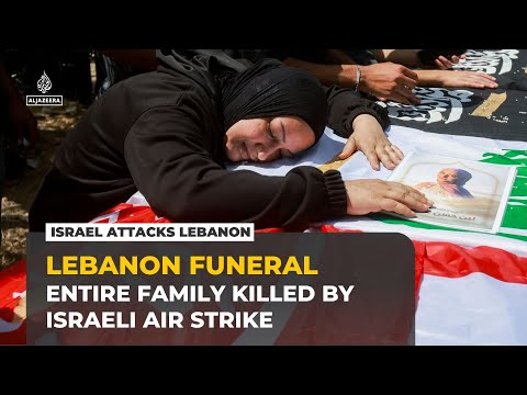 Relatives mourn loved ones killed in Israeli attack on Lebanon
