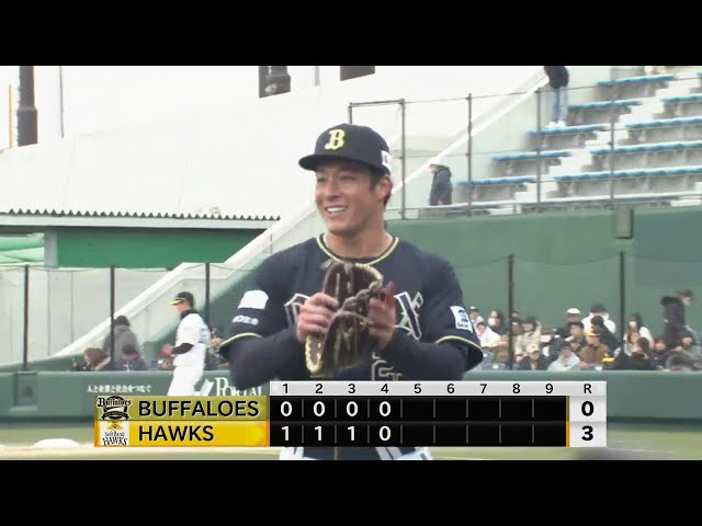 【春季教育】新天地でブレイクへ!! バファローズ・吉田輝星 2回無失点に抑える!! 2024年3月3日 福岡ソフトバンクホークス 対 オリックス・バファローズ