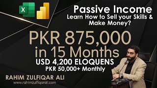 $4,200 in 15 Months | How to Sell your Skills & Make Money? | Passive Income | Excel / POWER BI