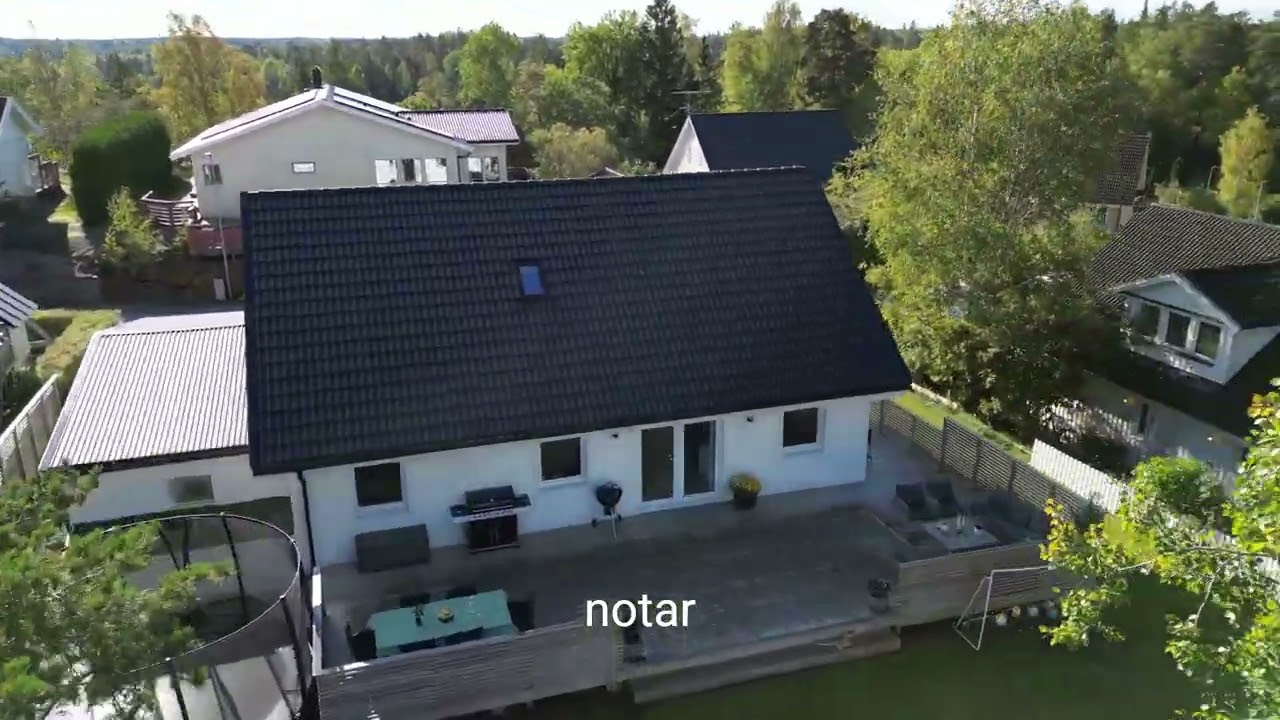 6 rum Villa på Skiftesvägen 13 Fullersta/Huddinge Huddinge kommun - video