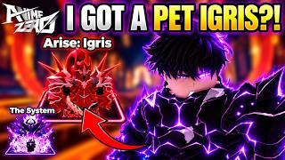 I CAN SUMMON IGRIS & KAISEL?! Shadow Monarch Is INSANE in Anime Zero!