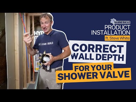 How to Set the Correct Wall Depth for your Shower Valve