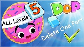 Delete one parts gameplay level 123 & 124 😊 #viralvideo #dop2 #brainteaser #youtube #trending