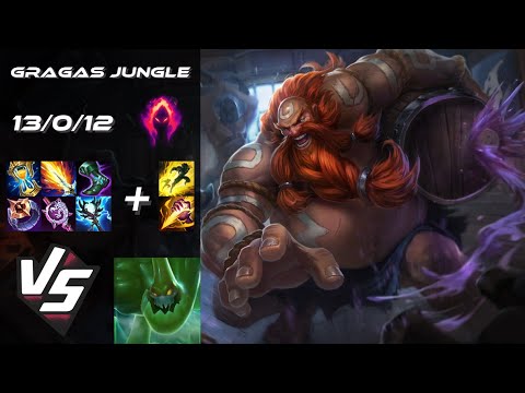 JUNGLE Gragas vs Zac - NA Challenger Patch 14.5.1