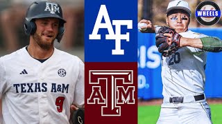 Air Force vs #1 Texas A&M Highlights | 2024 College Baseball Highlights