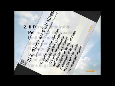 212. Gloria nei Cieli altissimi (di L. D. De Macchi - Pietrocola Rossetti Teodorico).