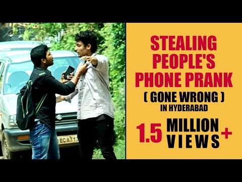 Stealing People's Phone Prank ( GONE WRONG ) in Hyderabad | Pranks In India | FunPataka Video