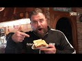 We try the world's FIRST hamburger from Louis' Lunch | Food Review Club