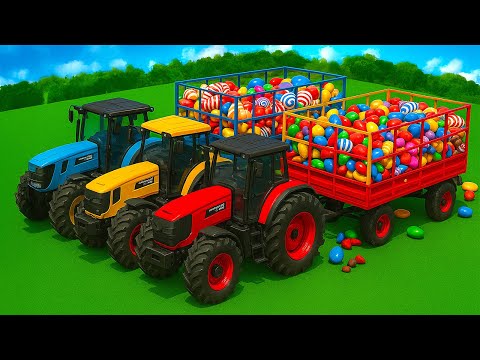 LOADING AND TRANSPORTING CANDIES WITH VALTRA TRACTORS AND FENDT LOADERS - FS25