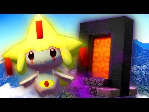Minecraft Pixelmon Portals - JIRACHI PORTAL! - Episode 4 - PIXELMON LUCKY BLOCK BATTLES w/L8Games!