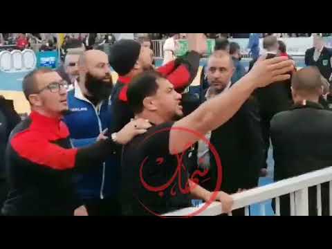 المصارع #فتحي_نورين يحدث فوضى في البطولة #الجزائرية للجيدو بـ #وهران