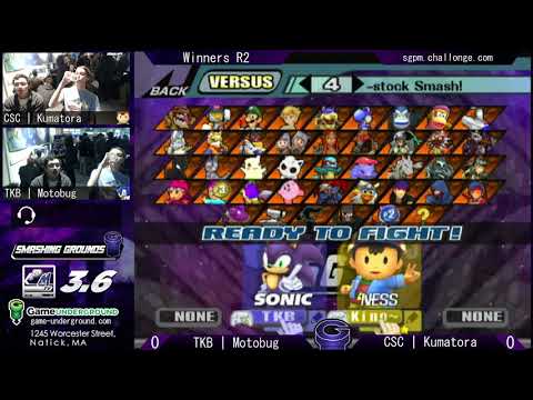 SG at GU 16.12 WR2 - TKB | Motobug (Sonic) vs CSC | Kumatora (Ness)