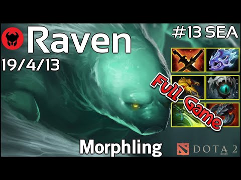 Raven [LOTAC] plays Morphling!!! Dota 2 Full Game 7.21