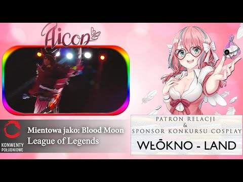 [Aicon 2019] Konkurs Cosplay - Xayah Blood Moon z  z LEAGUE OF LEGENDS