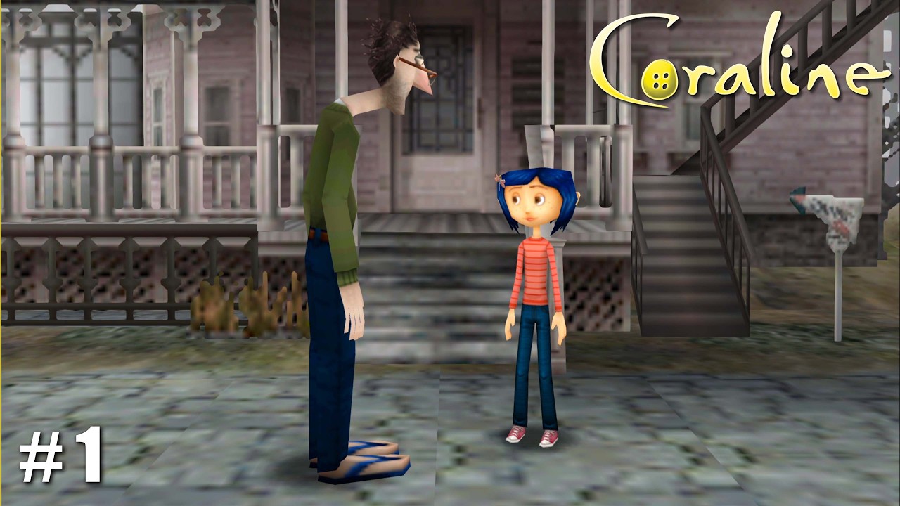 Coraline - DS Gameplay / Full Movie Playthrough / Coraline Jones / PART 1 (DeSmuME)