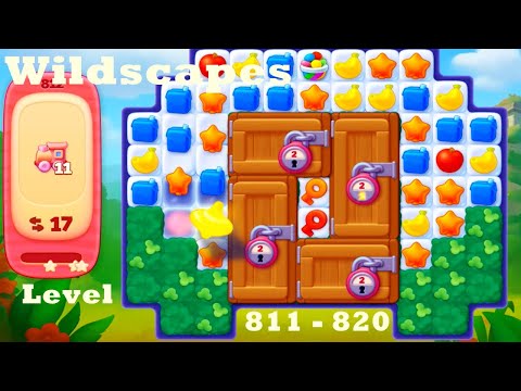 Wildscapes Level 811 - 820 HD Walkthrough | Gameplay | 3 - match game | ios | android | pc | app