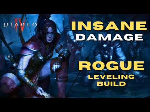 The Best Rogue AOE LEVELING BUILD Guide 1-50 Rogue in Diablo 4 (Unleash Massive Damage!)