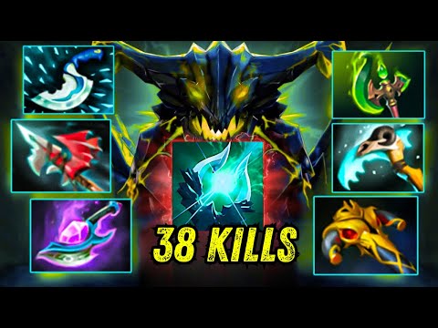 INSANE PURE DAMAGE 🔥 200IQ Scythe Vyse Builds 38Kills 🔥 Outworld Destroyer Dota 2