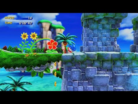 SONIC SUPERSTARS Bridge Island Zone ACT 1 speedrun