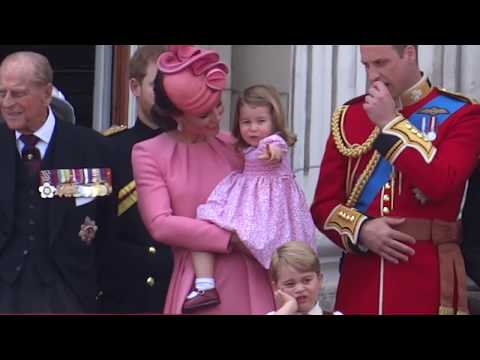 IN PINK: Kate Middleton and Princess Charlotte dazzle at the Queen's birthday Parade