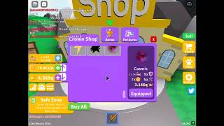 I bought the last aura in saber simulator