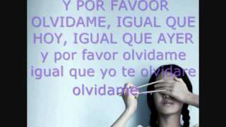 motel-olvidame letra (lyrics)