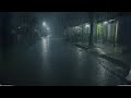 Heavy Rain And Thunder In Peaceful Village Natural Storm Ambience For Sleep Calm And Clarity