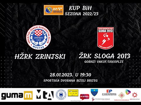 HŽRK Zrinjski - ŽRK Sloga 2013 | 1/16 Kup BiH 22/23