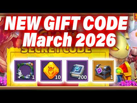 NEW GIFT CODE - MARCH 2026 - CASTLE CLASH