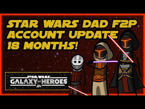 SWGOH Free to Play 18 Month Update! Star Wars Dad (SLKR) Account