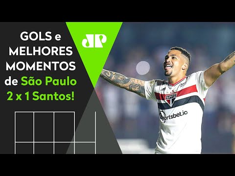 VITÓRIA POLÊMICA! SÃO PAULO 2 X 1 SANTOS | MELHORES MOMENTOS | BRASILEIRÃO 2022