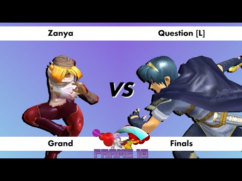 Frame 10 Melee Singles | Zanya vs Question [L] | Grand Finals