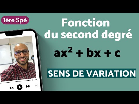 Quadratic function - Variations