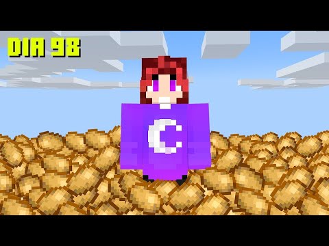 I COLLECTED 1 MILLION POTATOES IN 100 DAYS OF MINECRAFT