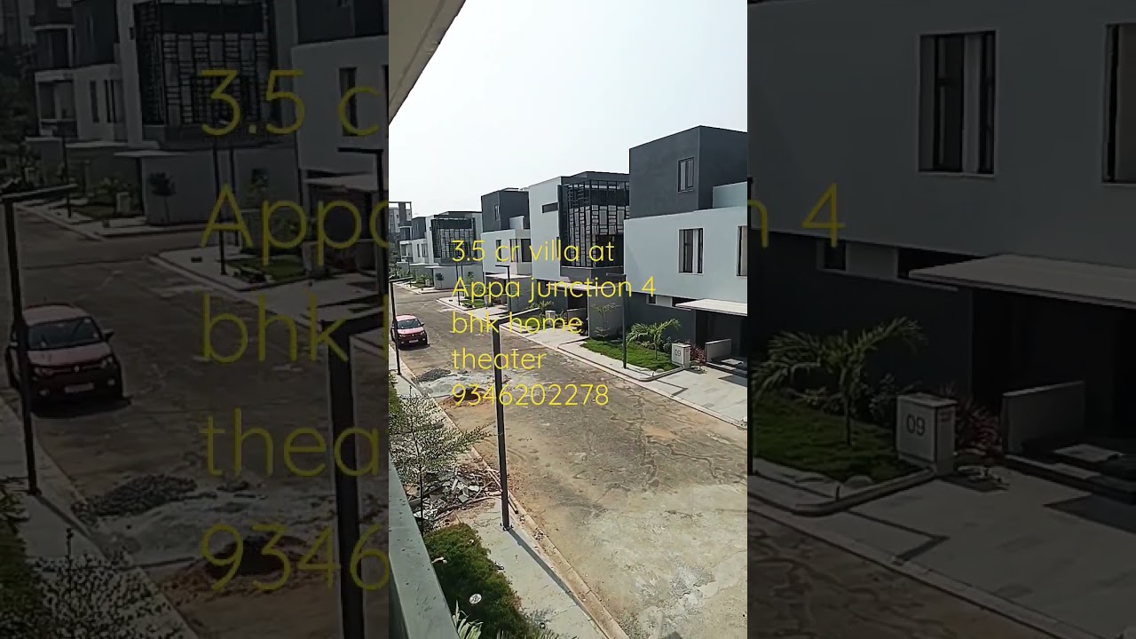 Fully Gated community villa Ready to move 4 bhk home theater 3.5 cr (negotiable) 9346202278